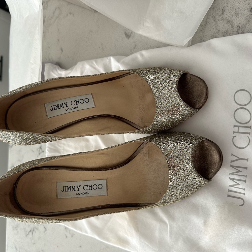 Jimmy Choo size 38 heels.